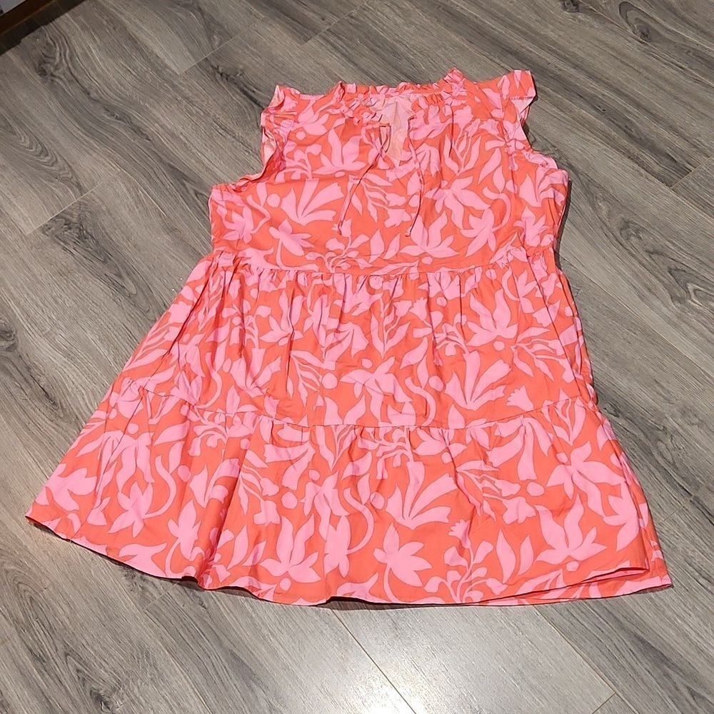 Bright & Fun Layered Summer Dress - Picture 2 of 5